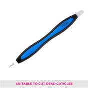 Vega Soft Touch Cutical Trimmer & Pusher Black Blue Pack of 2 (16 g)