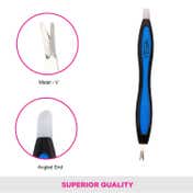 Vega Soft Touch Cutical Trimmer & Pusher Black Blue Pack of 2 (16 g)
