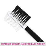 Vega Eye Groomer with Dual Sided Make-up Tool Wooden Color Pack of 2 (VC2EV-09) (6 g)