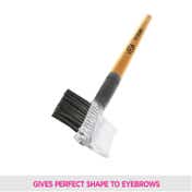 Vega Eye Groomer with Dual Sided Make-up Tool Wooden Color Pack of 2 (VC2EV-09) (6 g)