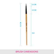 Vega Lip Liner with Wooden Handle for Lipstick Pack of 2 (VC2EV-15) (3 g)