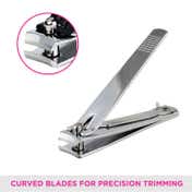 Vega Large Nail Clipper Colour May Vary Pack of 2 (VC2LNC-02) (50 g)