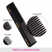 Vega Graduated Dressing Hair Comb for Men and Women Pack of 2 (VC2HMBC-121) (25 g)