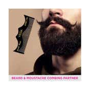 Vega Moustache Comb for Men Style your Beard Pocket-size Comb Pack of 2 (VC2HMBC-194) (13 g)