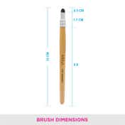 Vega Smudger Brush Wooden Color Pack of 2 (VC2EV-22) (5 g)