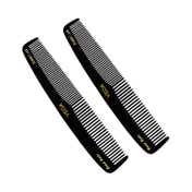 Vega Graduated Dressing Hair Comb for Men and Women Black Pack of 2 (VC2HMBC-116) (30 g)