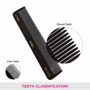Vega Dressing Hair Comb for Men and Women Black Pack of 2 (VC2HMBC-117) (30 g)