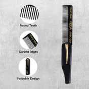 Vega Beard Comb for Men Style your Beard Pocket size Comb Pack of 2 (VC2HMBC-222F) (23 g)