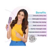 Vega Round Hair Brush for Men and Women Reduces Snags Detangle and Tangles (E32-RB) (69 g)