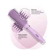 Vega Flat Hair Brush for Men and Women Reduces Snags Detangle and Tangles E32FB (1 pc)