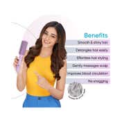 Vega Flat Hair Brush for Men and Women Reduces Snags Detangle and Tangles E32FB (1 pc)