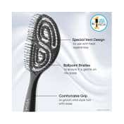 Vega Hair BrushVented Hair Brush for Women and Men for Quick Blow Drying Wet and Dry Hair DTB-03