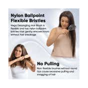 Vega Hair BrushVented Hair Brush for Women and Men for Quick Blow Drying Wet and Dry Hair DTB-03