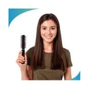 Vega Round Hair Brush for Women and Men Ideal for Adding Curls Volume and Waves in Hair E33-RB
