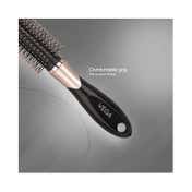 Vega Round Hair Brush for Men and Women Reduces Snags Detangle Add Volume to Hair (E34-RB) (65 g)