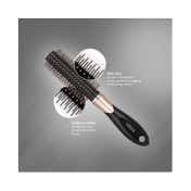 Vega Round Hair Brush for Men and Women Reduces Snags Detangle Add Volume to Hair (E34-RB) (65 g)