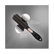 Vega Flat Hair Brush for Men and Women Reduces Snags Detangle & Add Volume to Hair (E34-FB)