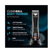 VEGA Cleanball Full Body Trimmer with LED Flashlight for Private Parts & Multi-Purpose (VHTH-33)