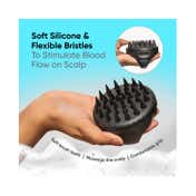 Vega Hair Scalp Massager Shampoo Brush with Silicone Bristles for Men and Women (SSB-01)