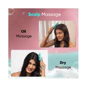Vega Hair Scalp Massager Shampoo Brush with Silicone Bristles for Men and Women (SSB-02)