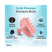 Vega Hair Scalp Massager Shampoo Brush with Silicone Bristles for Men and Women (SSB-03)