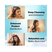 Vega Hair Scalp Massager Shampoo Brush with Silicone Bristles for Men and Women (SSB-03)