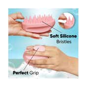 Vega Hair Scalp Massager Shampoo Brush with Silicone Bristles for Men and Women (SSB-03)