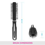 Vega Round Hair Brush for Adding Curls & Volume in Hair for Men and Women (E7-RB) (98 g)
