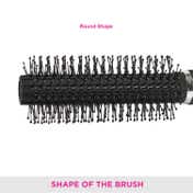 Vega Round Hair Brush for Adding Curls & Volume in Hair for Men and Women (E7-RB) (98 g)