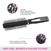 Vega Round Hair Brush for Adding Curls & Volume in Hair for Men and Women (E7-RB) (98 g)