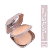 Half N Half Hyper Glow Matte Effect Pressed Compact Powder With SPF 30 - 04 Honey Glow (20 g)