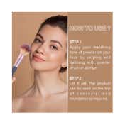 Half N Half Hyper Glow Matte Effect Pressed Compact Powder With SPF 30 - 04 Honey Glow (20 g)