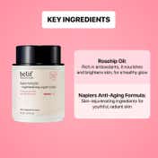 Belif Super Knights Regenerating Sleeping Mask - Vegan Korean Night Cream for Anti Aging (75 ml)