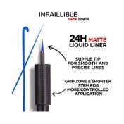L'Oreal Paris Infaillible Grip 24H Matte Liquid Liner - 02 Blue (5.7 g)