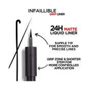 L'Oreal Paris Infaillible Grip 24H Matte Liquid Liner - 01 Matte Black (5.7 g)
