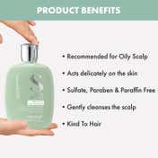 Alfaparf Milano Scalp Rebalance Low Shampoo, For Oily Scalp, Frizzy Hair, Wavy Hair (250 ml)