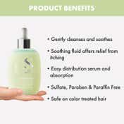 Alfaparf Milano Scalp Relief Calming Micellar Serum for Sensitive & Oily Scalp Night Lotion (125 ml)