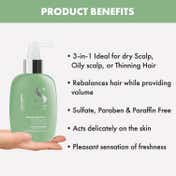 Alfaparf Milano Hair Growth Serum For Hair Loss & Hairfall Damage with Linseed Extract (125 ml)