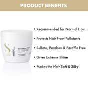 Alfaparf Milano Diamond Illuminating Mask - Splitend Repair, Shine, Straight, Wavy Hair (500 ml)
