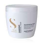 Alfaparf Milano Diamond Illuminating Mask - Splitend Repair, Shine, Straight, Wavy Hair (500 ml)
