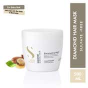 Alfaparf Milano Diamond Illuminating Mask - Splitend Repair, Shine, Straight, Wavy Hair (500 ml)