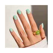 Gush Beauty Nailed It Reusable Luxury Press On Nails - Mint Green - Medium Almond (8 pcs)