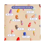 Gush Beauty Nailed It Reusable Luxury Press On Nails - Barbie Pink Chrome - Medium Almond (8 pcs)