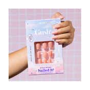 Gush Beauty Nailed It Reusable Luxury Press On Nails - Natural Nude - Medium Almond (8 pcs)