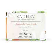Sadhev Ayurvedic Face Scrub with Sugarcane, Apple, and Lemon (75 g)