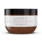 Sadhev Ayurvedic Face Scrub with Sugarcane, Apple, and Lemon (75 g)
