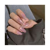 Gush Beauty Nailed It Reusable Luxury Press On Nails - Fairy Dust - Medium Round (8 pcs)