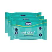 Chicco Wet Wipes, 216 pcs - (72 pcs X 3 Packs)