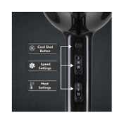 VEGA Professional Pro Dry 2200-2400W Hair Dryer with 3 Heat-2 Speed Settings (VPMHD-03)