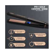 VEGA Professional Pro Gold Ceramic Shine Hair Straightener for Salon at Finish Home (VPMHS-08)
